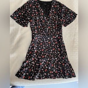 Brand New The Kooples black with small flowers dress.
